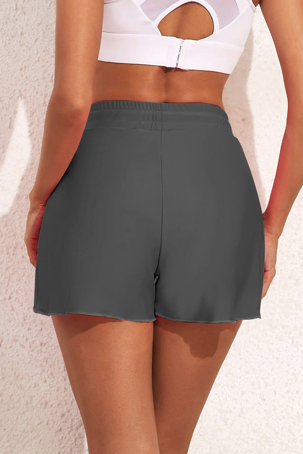 Drawstring Waist Swim Shorts - Image 9