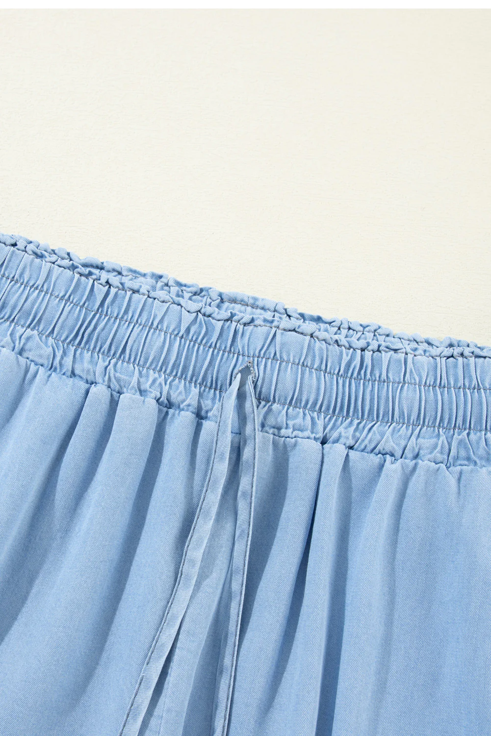 Drawstring Wide Leg Jeans - Image 6