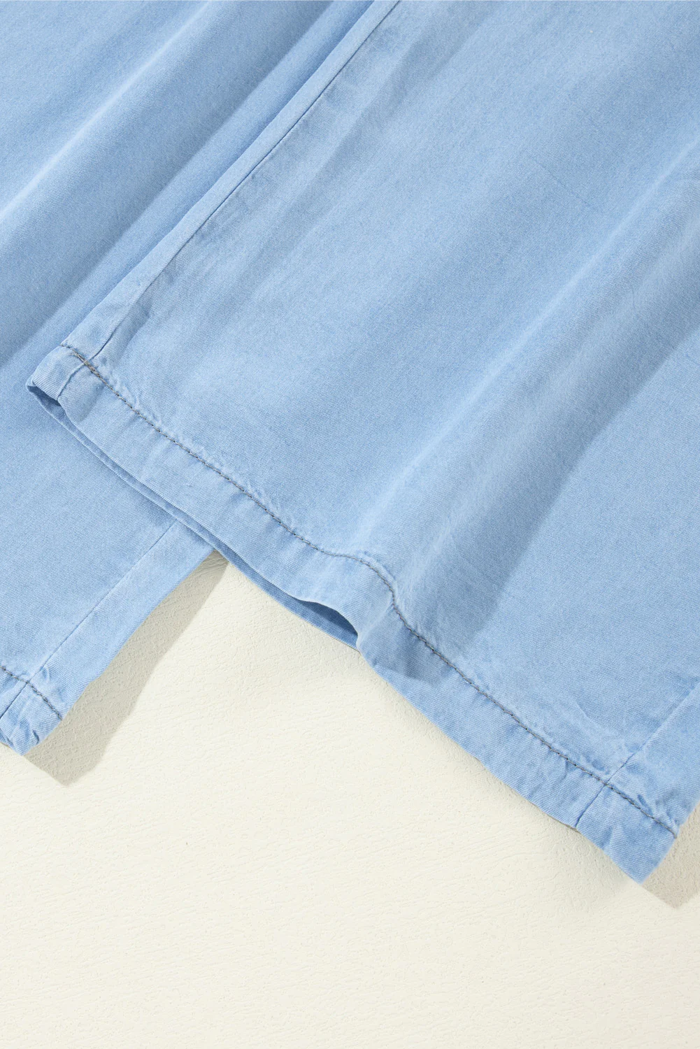 Drawstring Wide Leg Jeans - Image 7