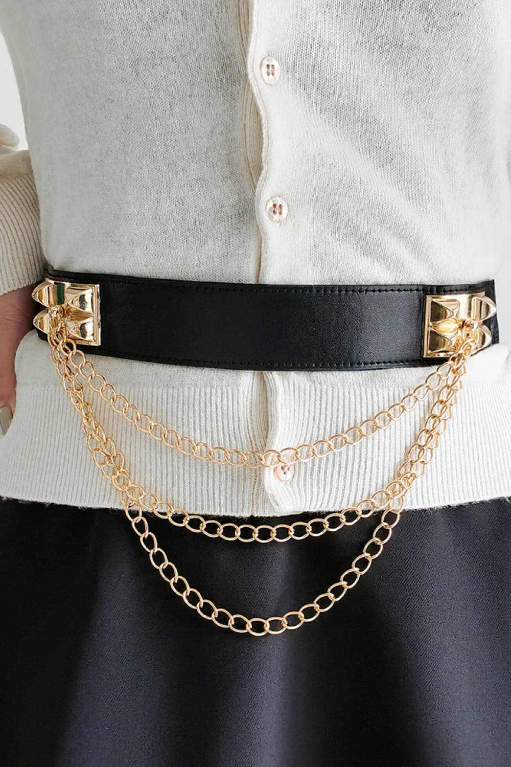 Elastic Belt with Chain - Image 2