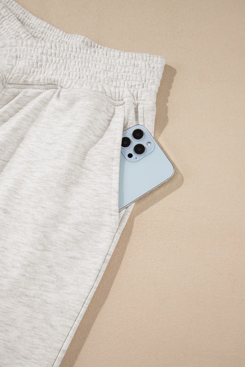 Elastic Waist Active Pants with Pockets - Image 6