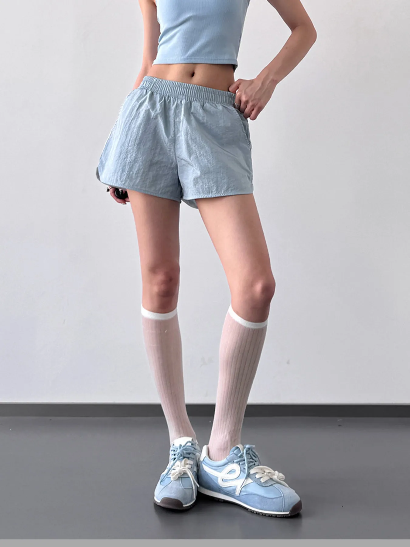 Elastic Waist Active Shorts - Image 10
