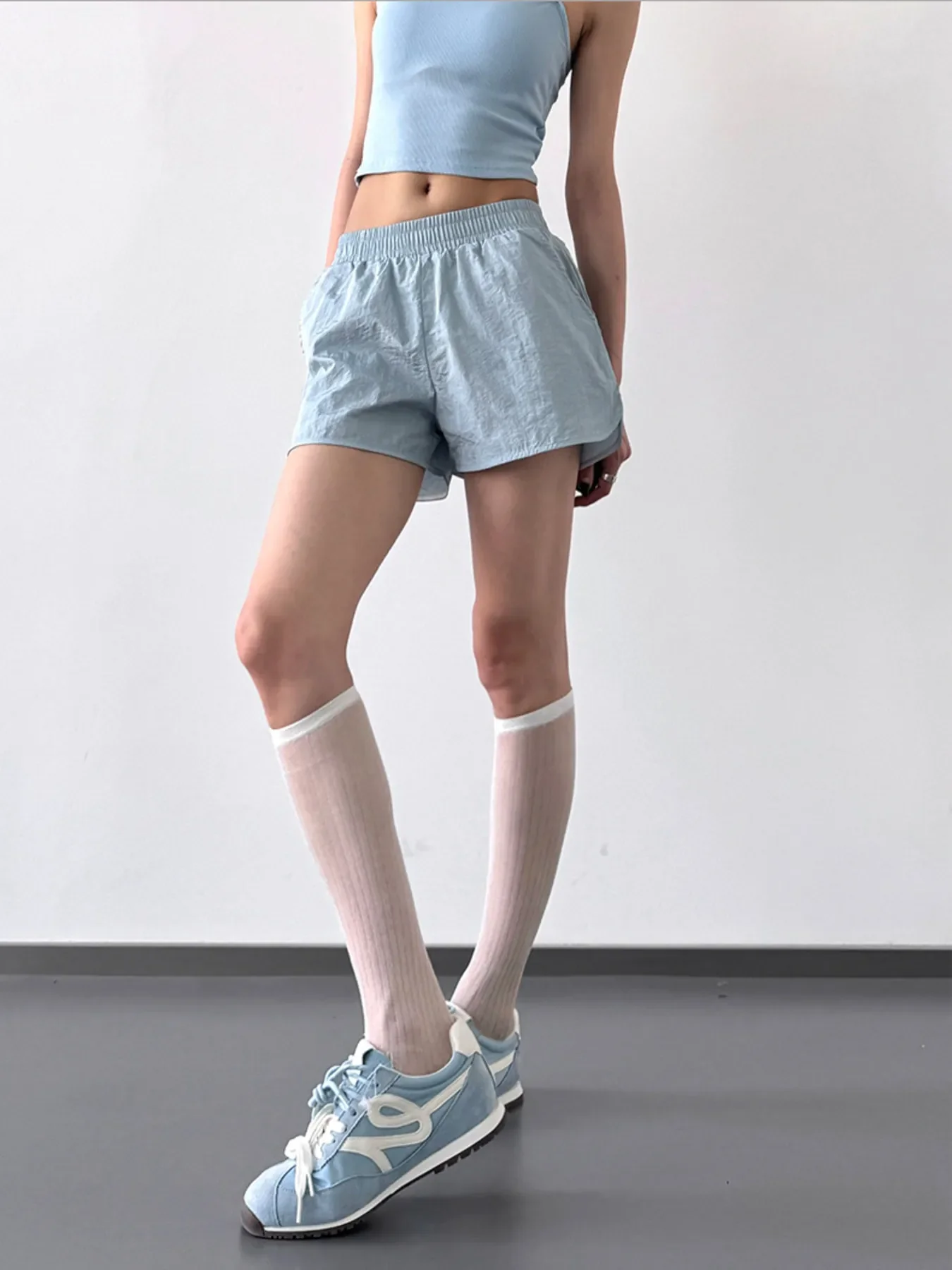 Elastic Waist Active Shorts - Image 11