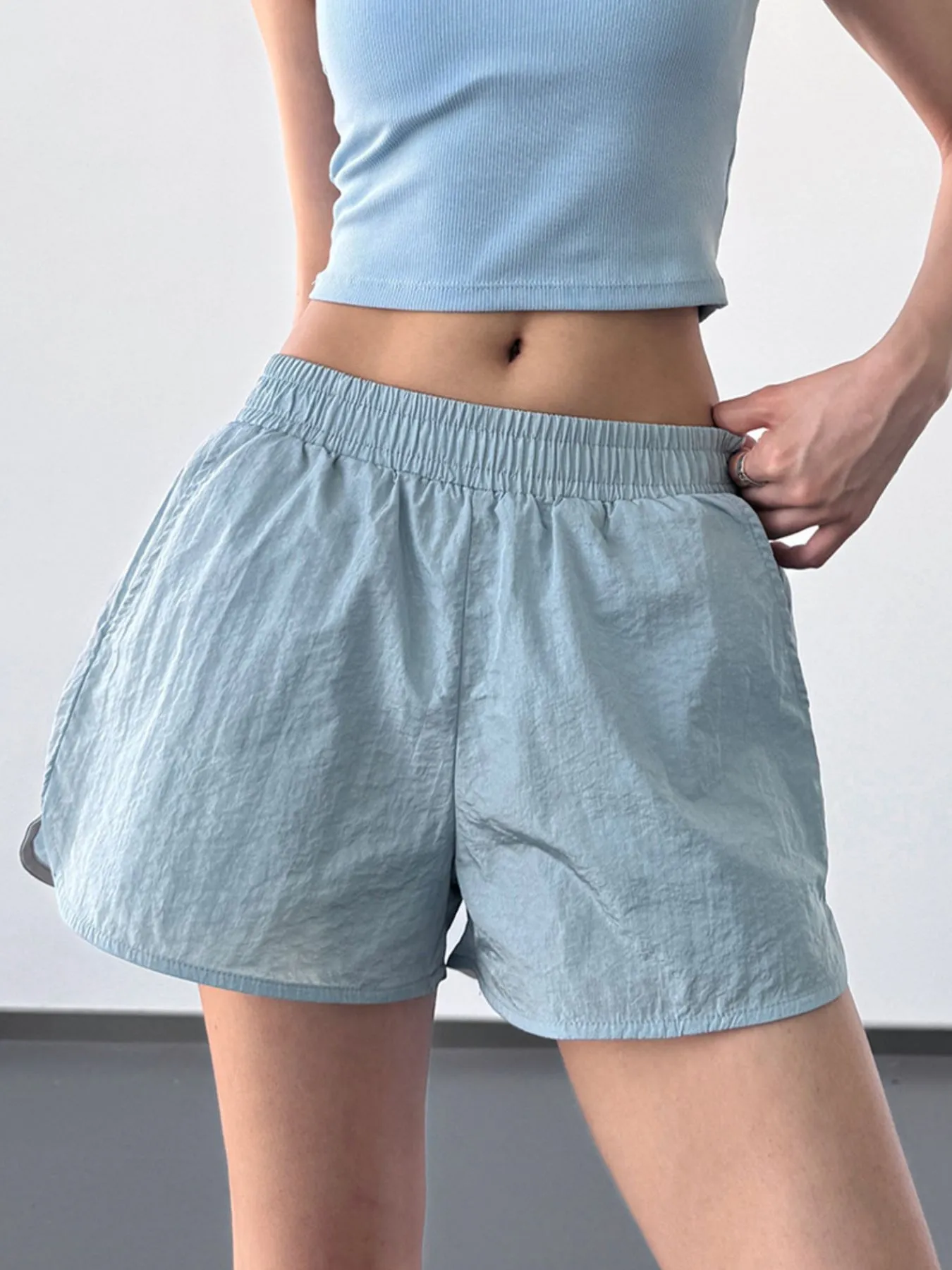 Elastic Waist Active Shorts - Image 6