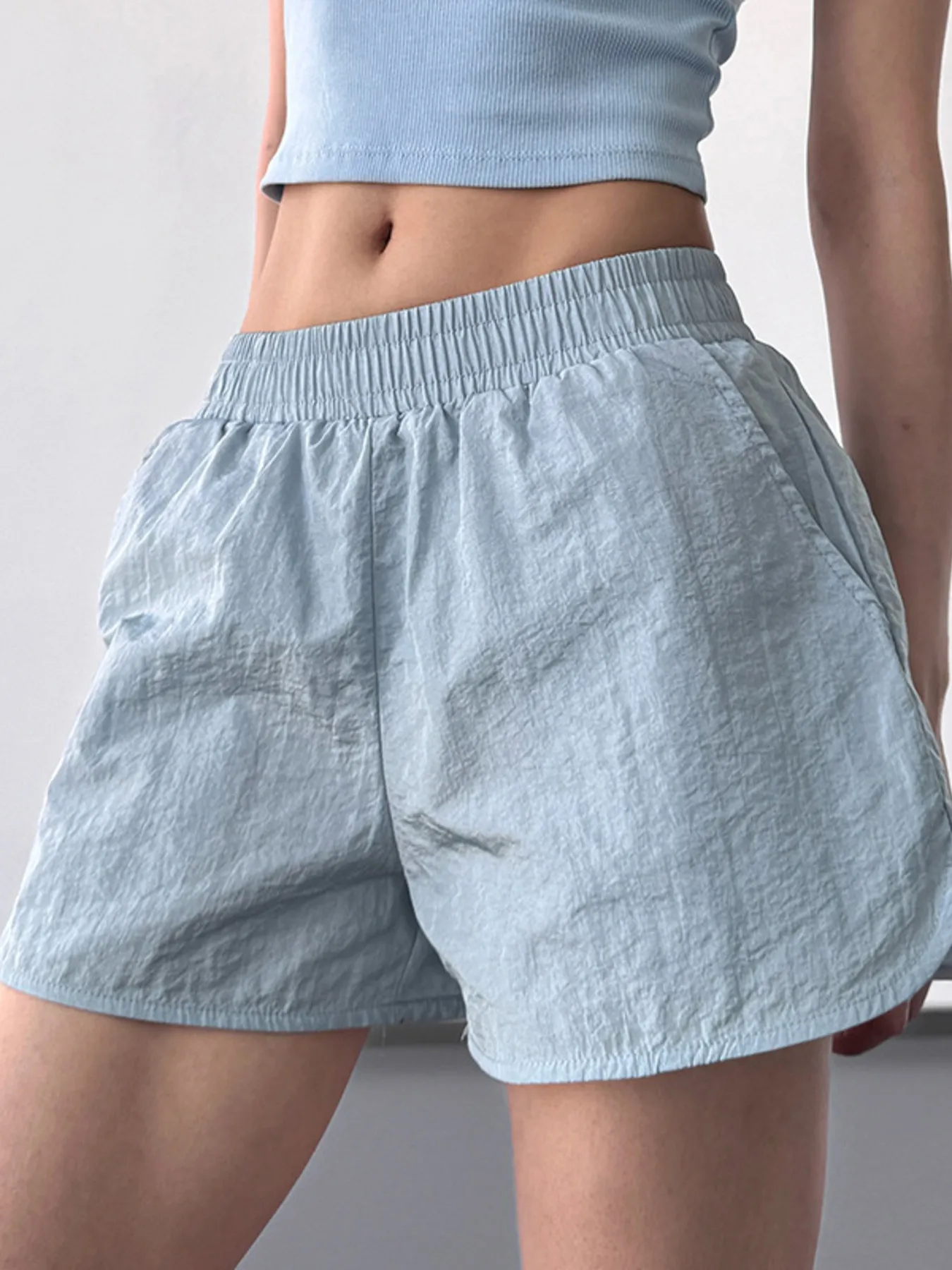 Elastic Waist Active Shorts - Image 7