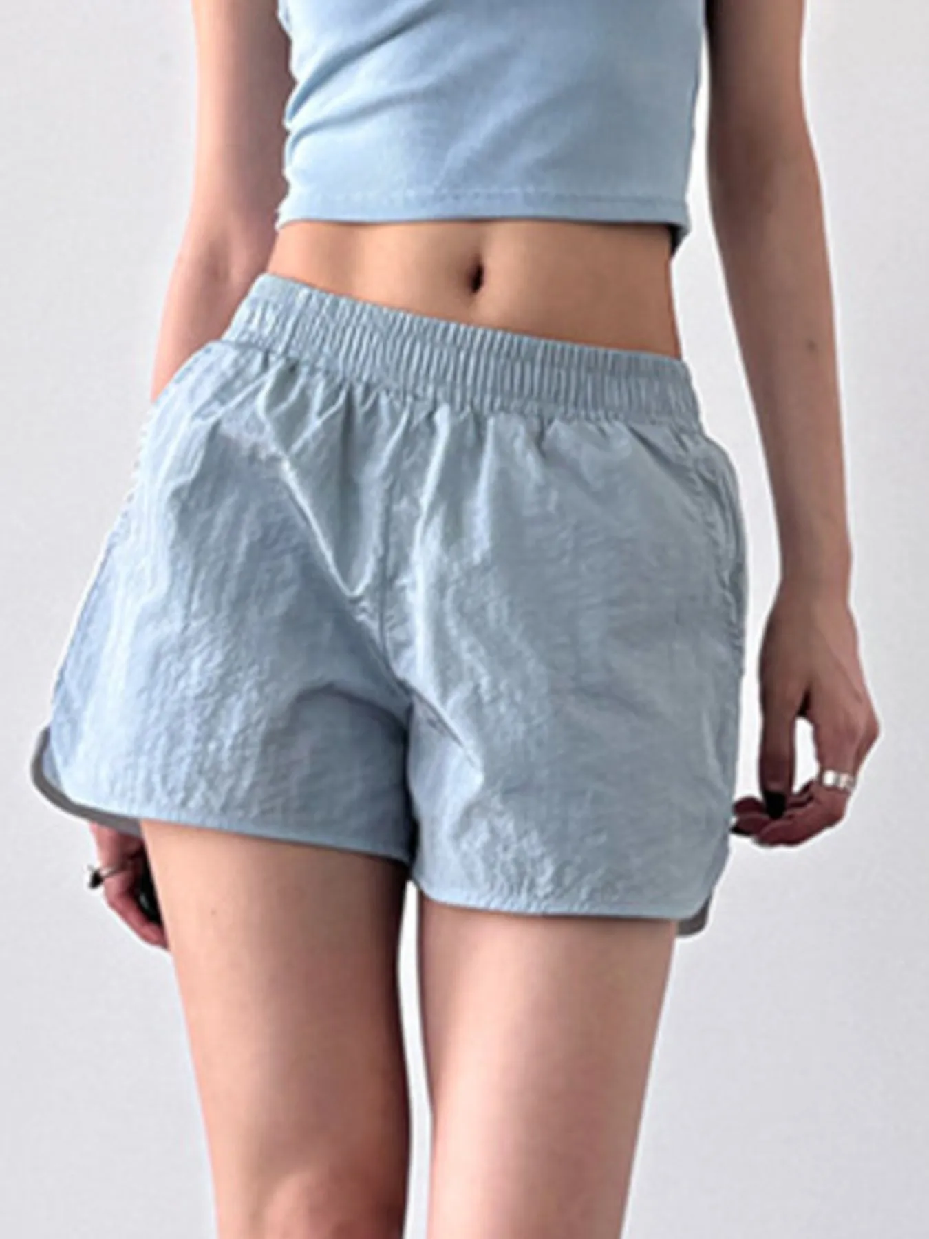 Elastic Waist Active Shorts - Image 9