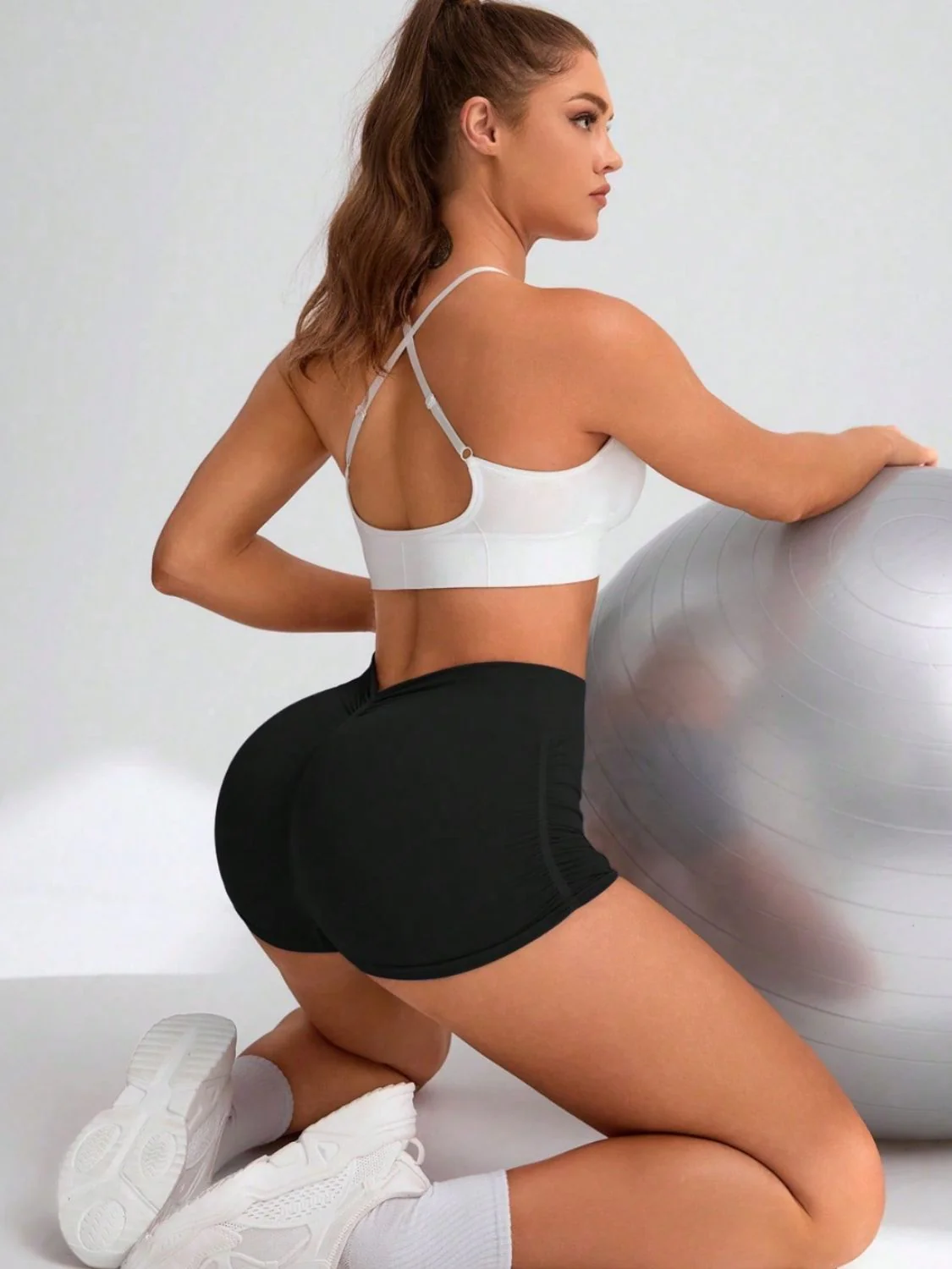Elastic Waist Active Shorts - Image 6