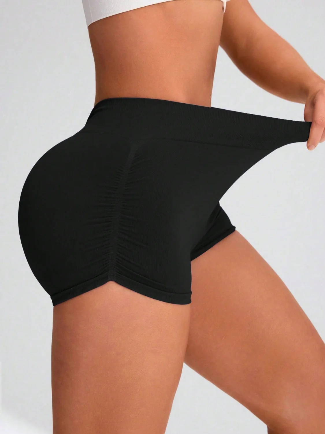 Elastic Waist Active Shorts - Image 7