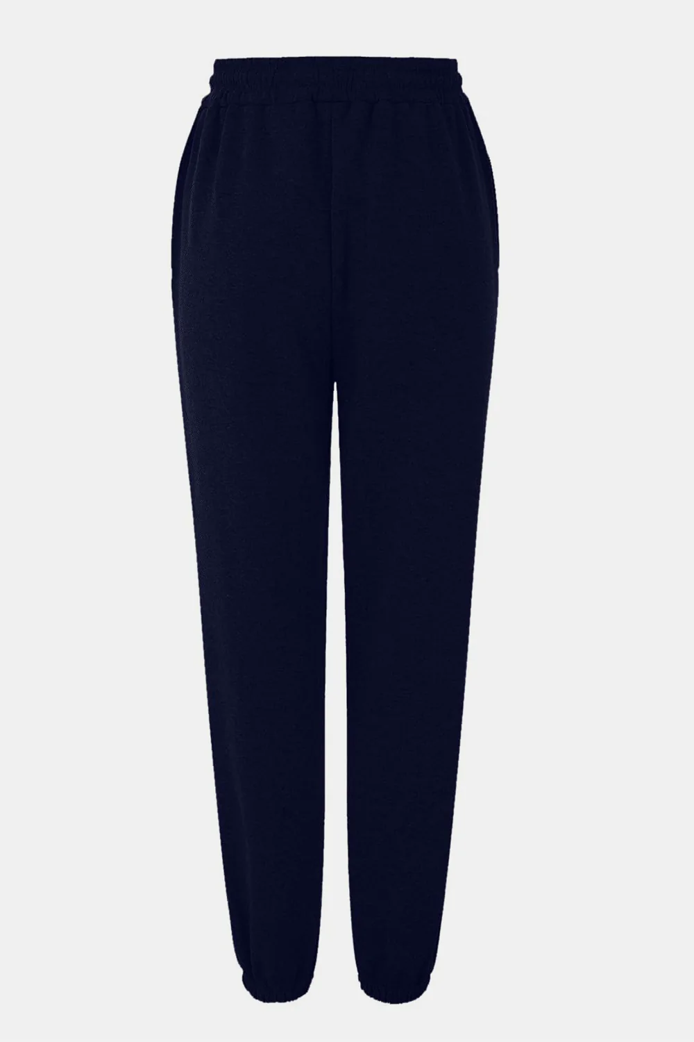 Elastic Waist Joggers with Pockets - Image 23