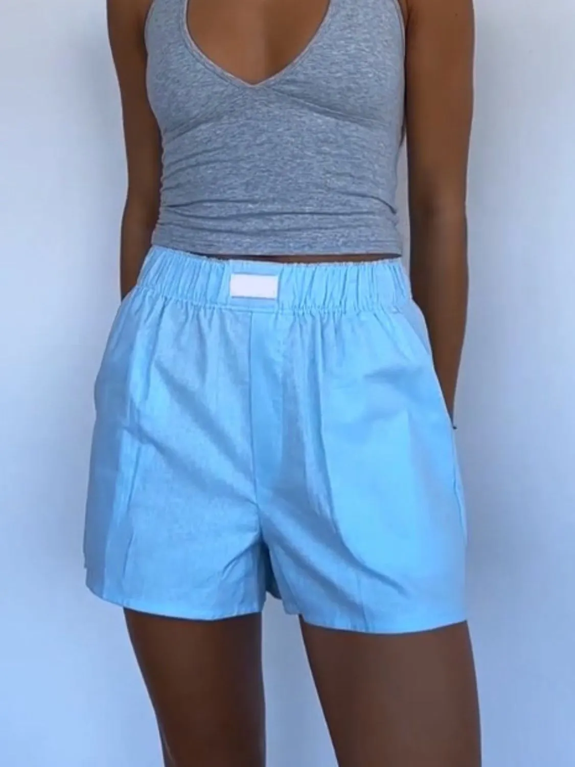 Elastic Waist Shorts - Image 18