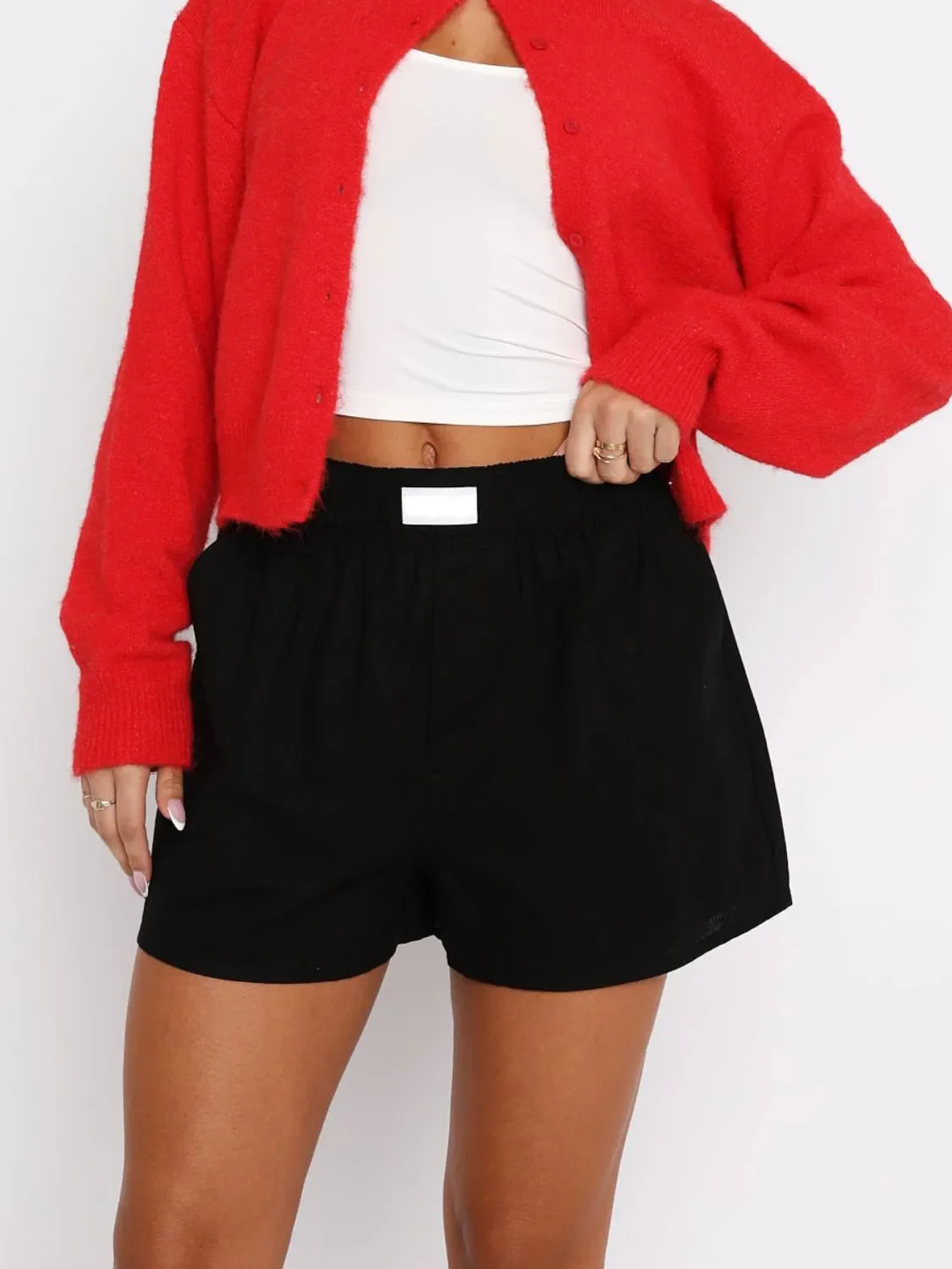 Elastic Waist Shorts - Image 19