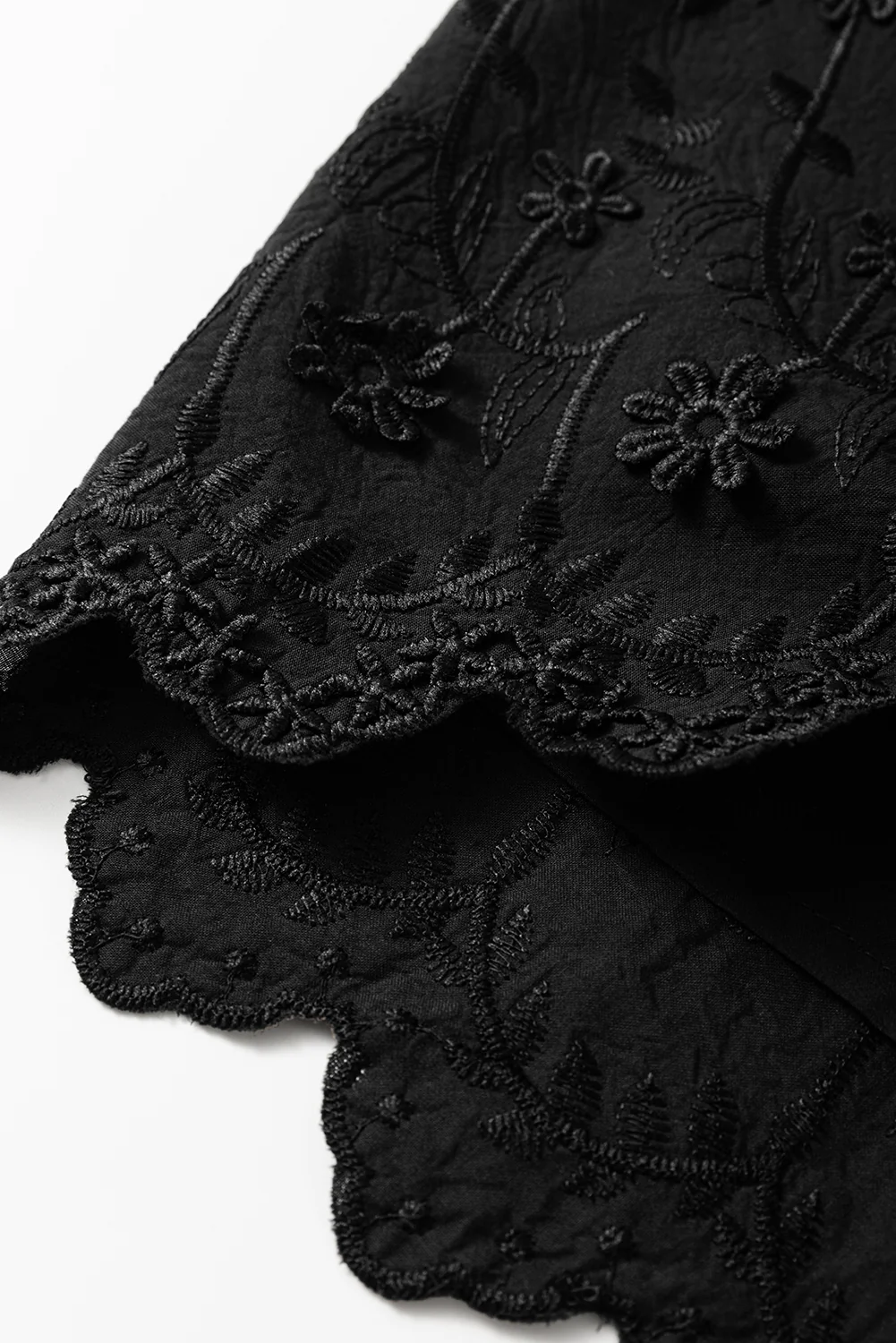 Embroidered Square Neck Wide Strap Tank - Image 9