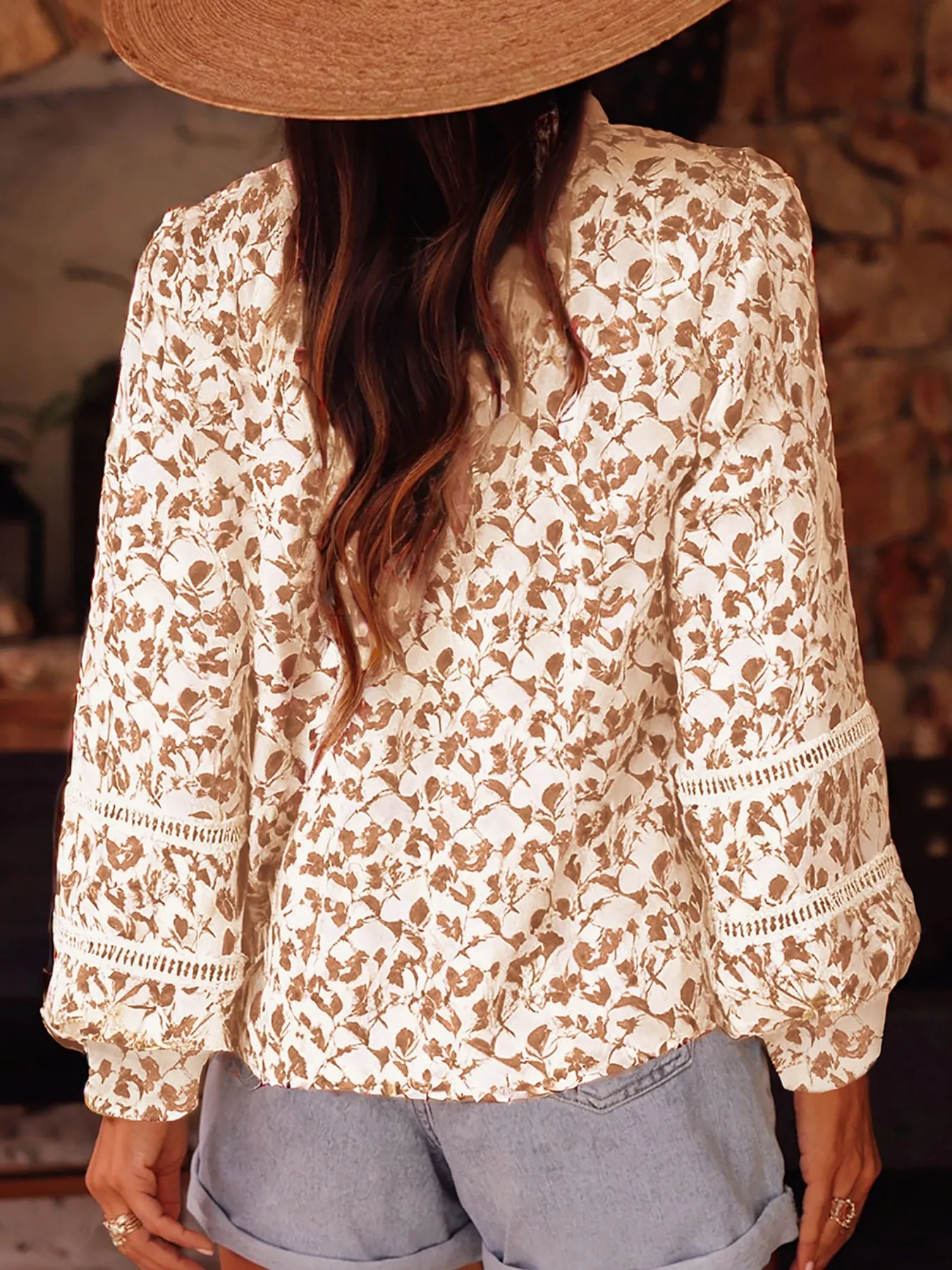 Floral Button Down Long Sleeve Shirt - Image 18