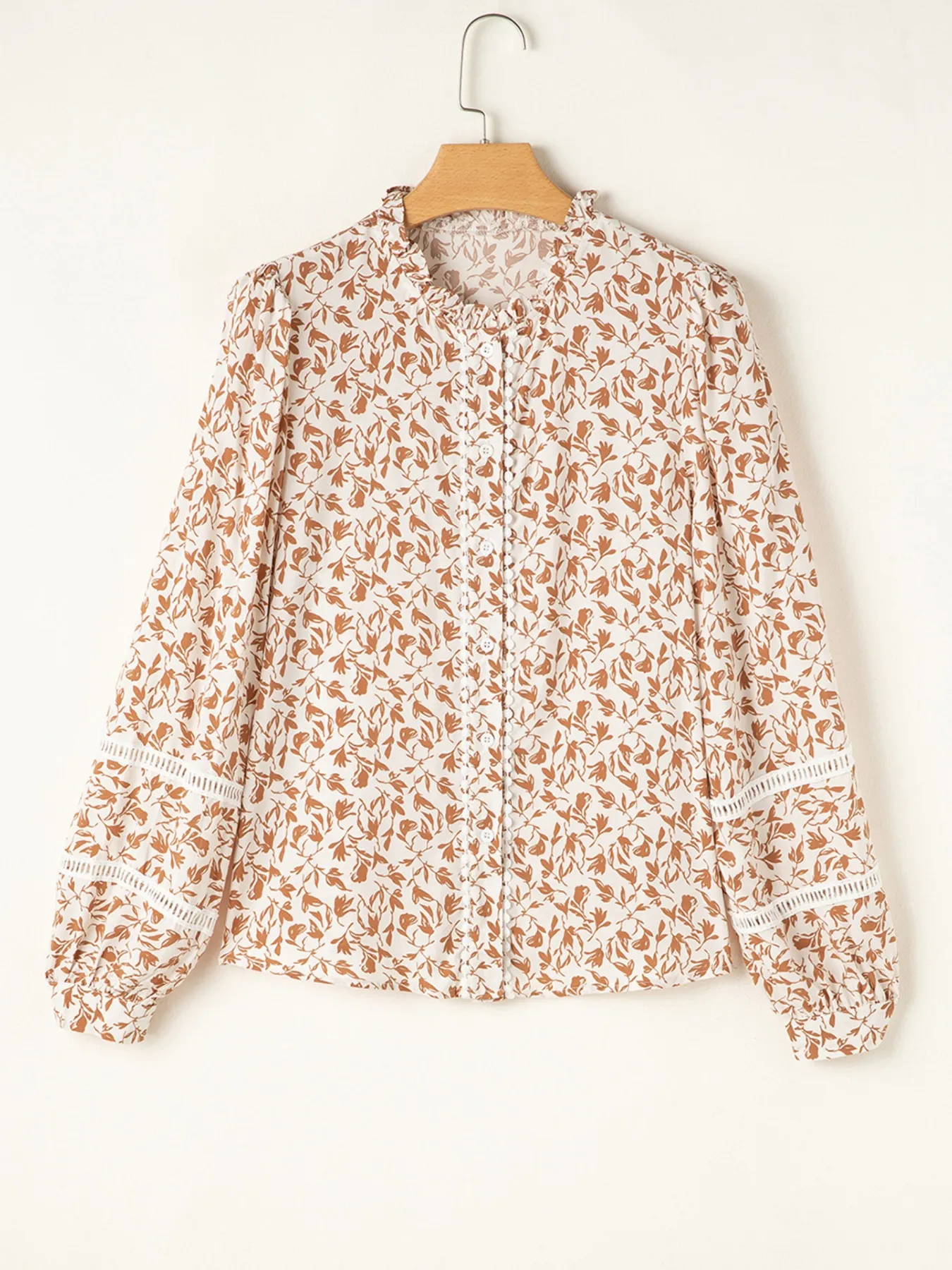 Floral Button Down Long Sleeve Shirt - Image 19