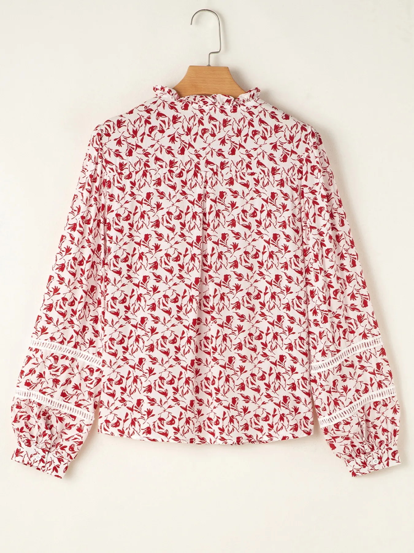 Floral Button Down Long Sleeve Shirt - Image 4