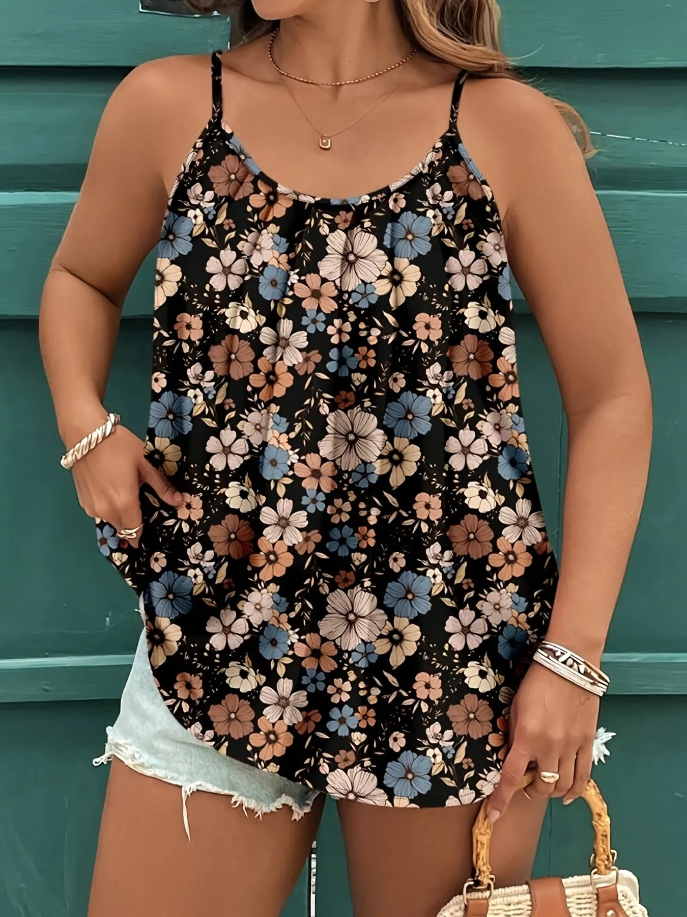 Floral Print Cami Top - Image 2