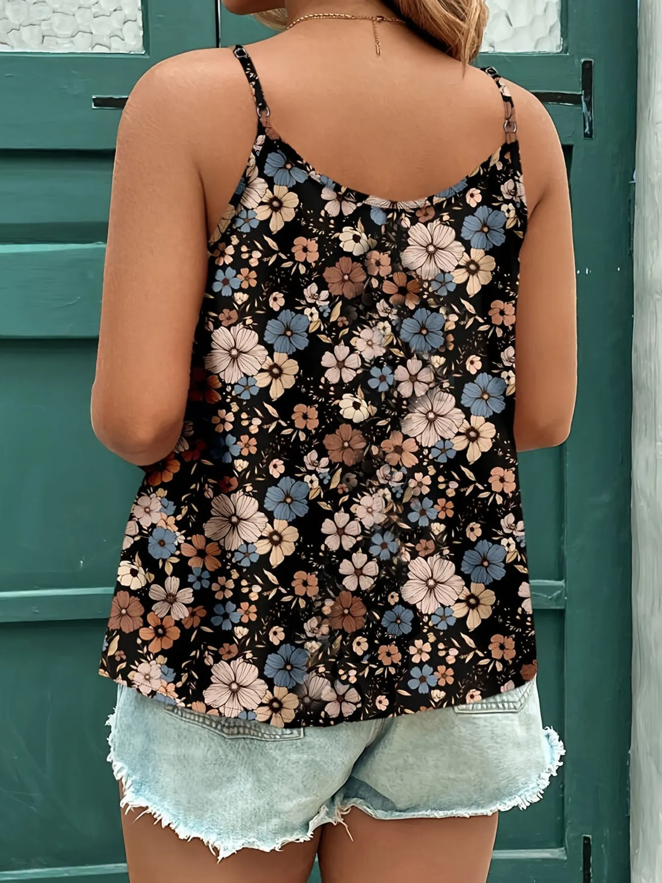 Floral Print Cami Top - Image 3