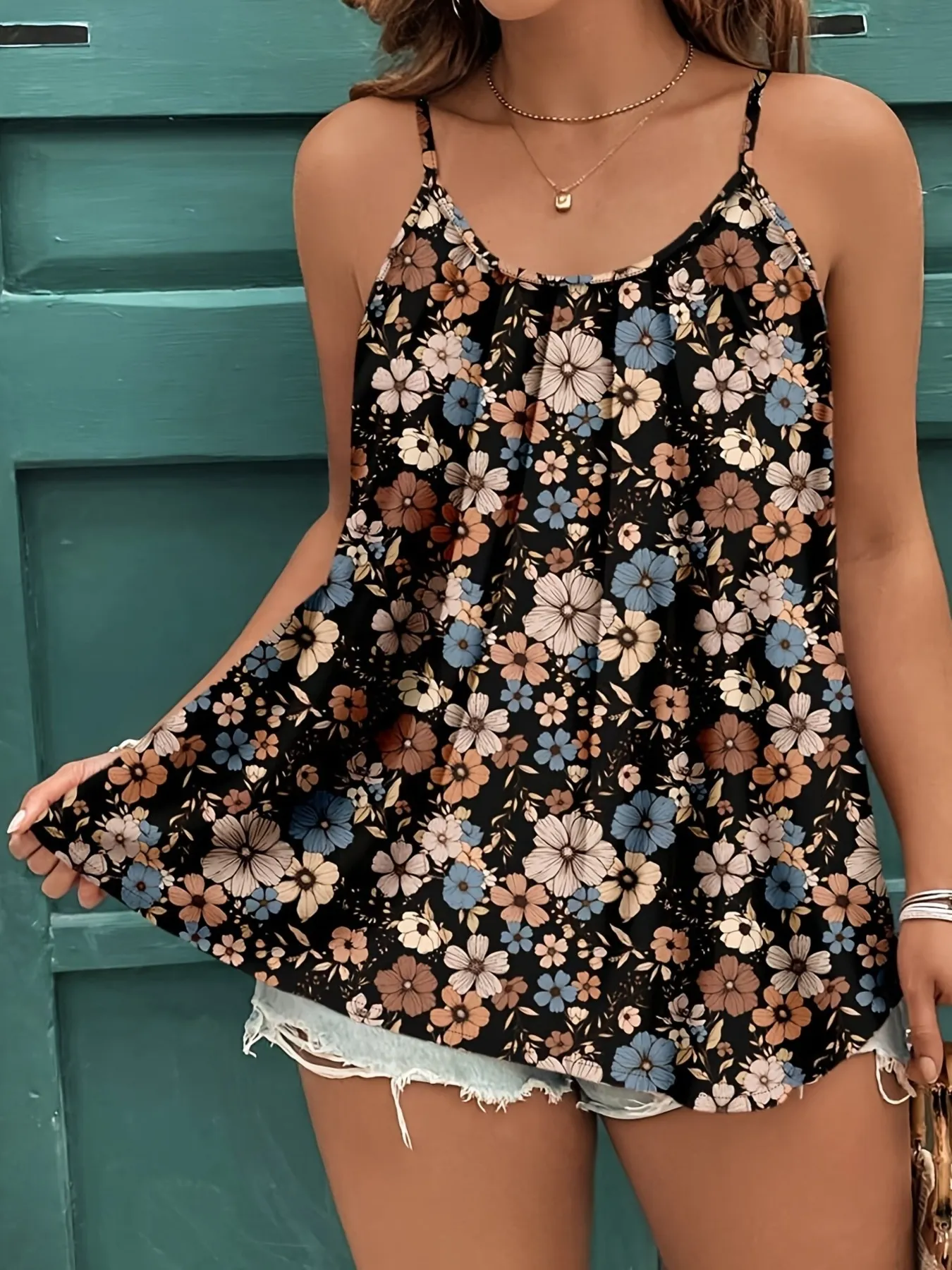 Floral Print Cami Top - Image 5