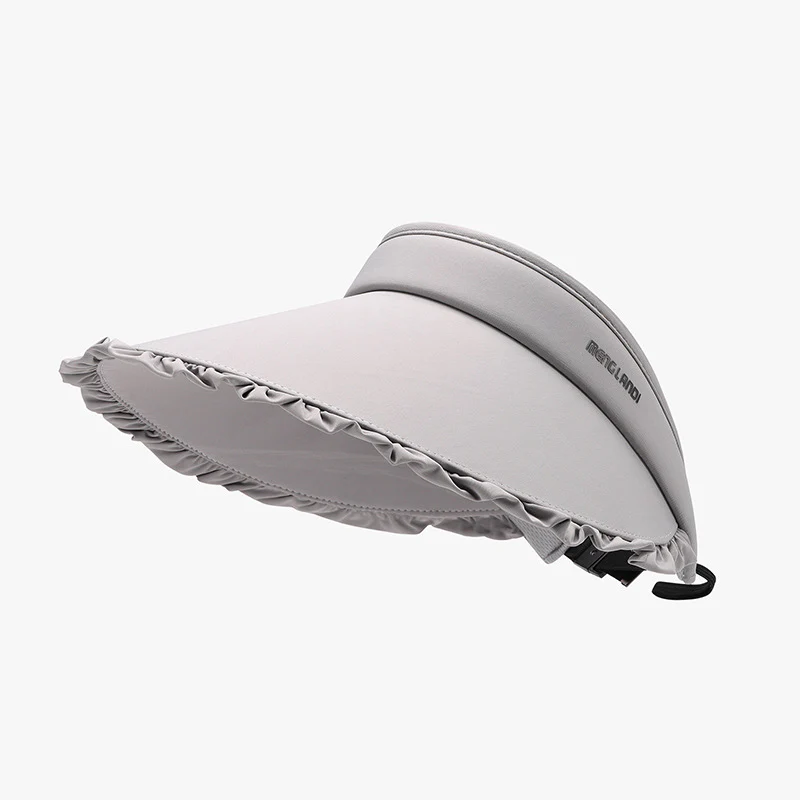 Frill Adjustable Ice Silk Sun Hat - Image 2