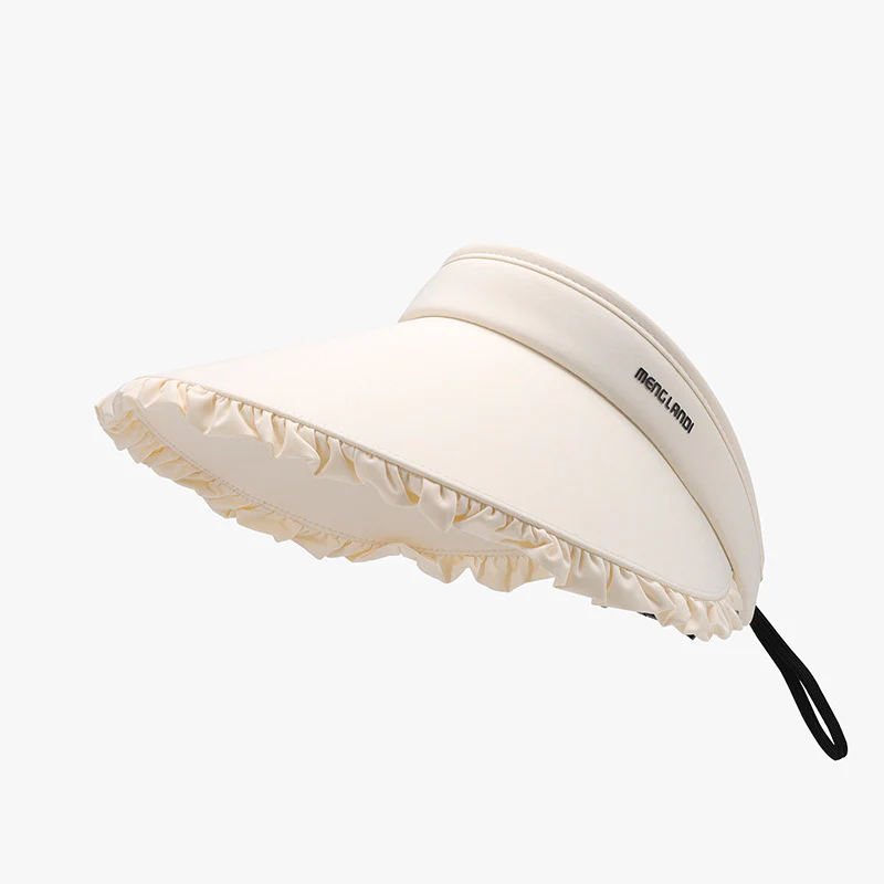 Frill Adjustable Ice Silk Sun Hat - Image 6