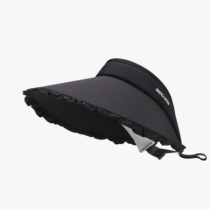Frill Adjustable Ice Silk Sun Hat - Image 7