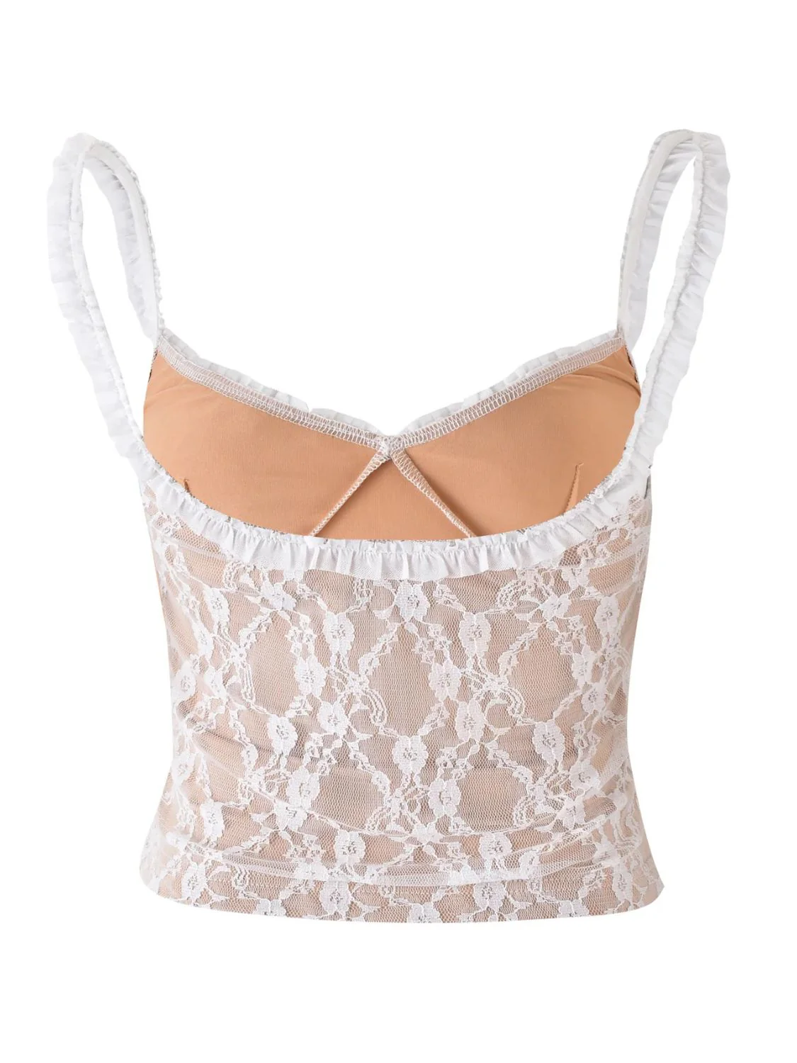 Frill Bow Lace Cami - Image 6
