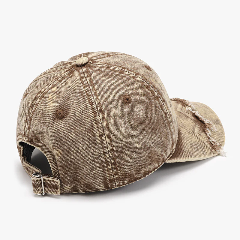 Fringe Adjustable Cotton Baseball Cap - Image 3