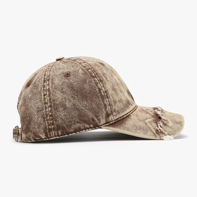 Fringe Adjustable Cotton Baseball Cap - Image 4