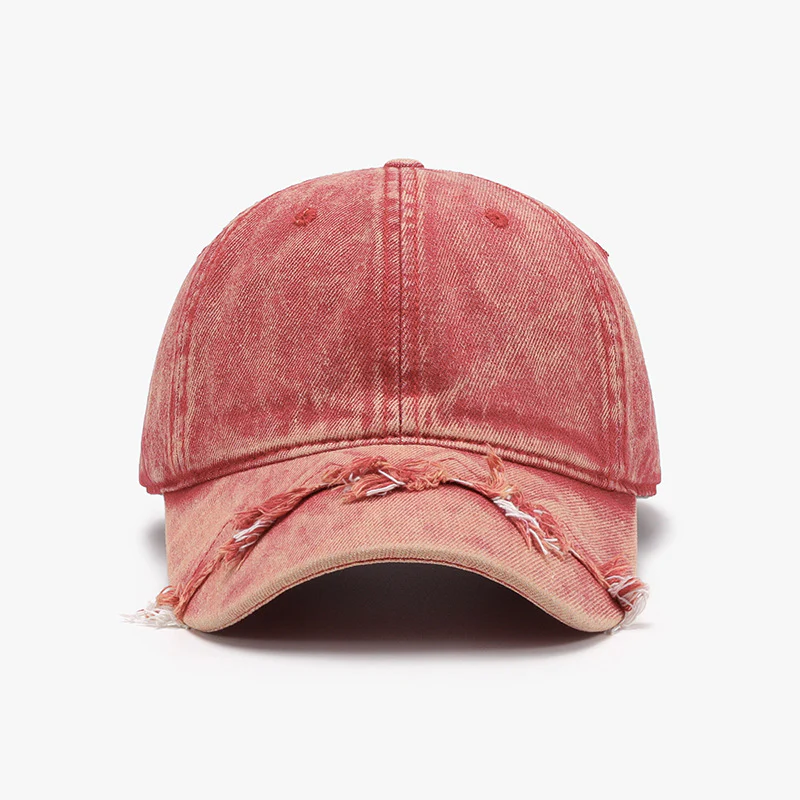 Fringe Adjustable Cotton Baseball Cap - Image 9