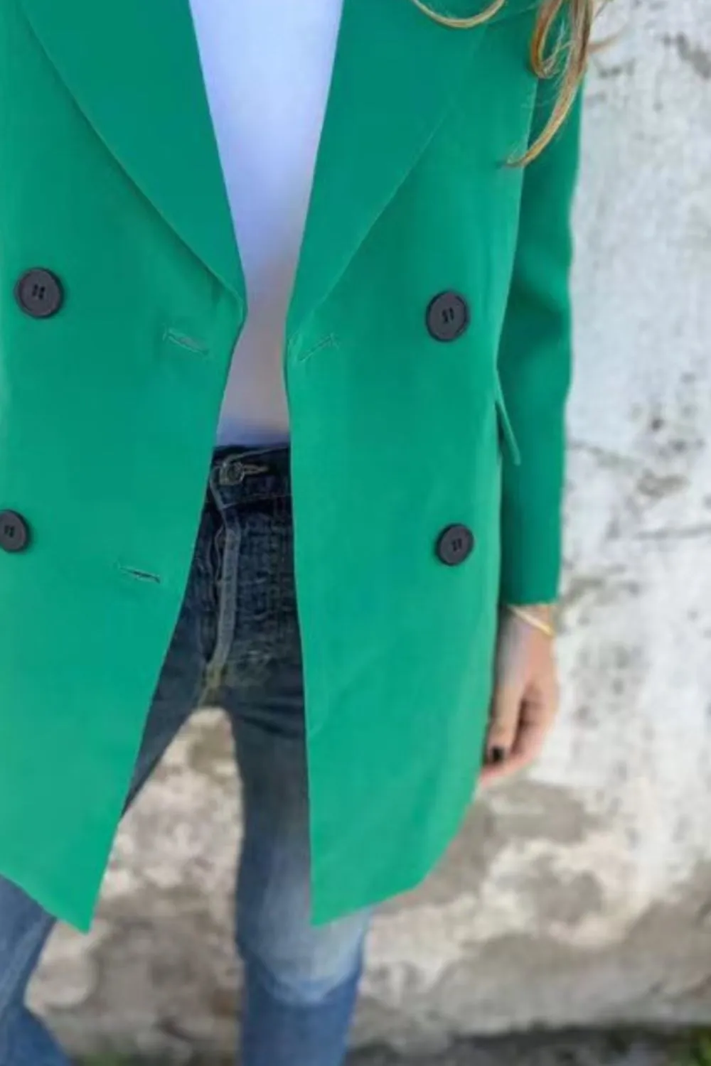 Full Size Collared Neck Long Sleeve Blazer - Image 9