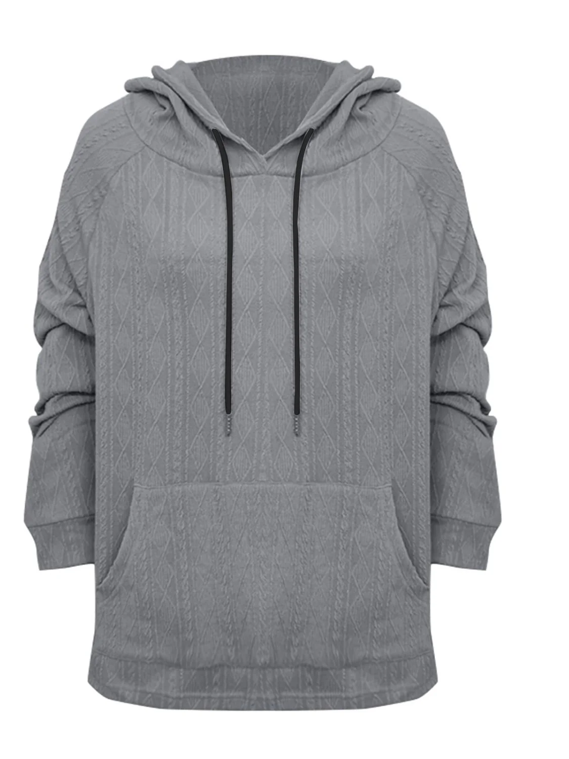 Full Size Drawstring Long Sleeve Hoodie - Image 13