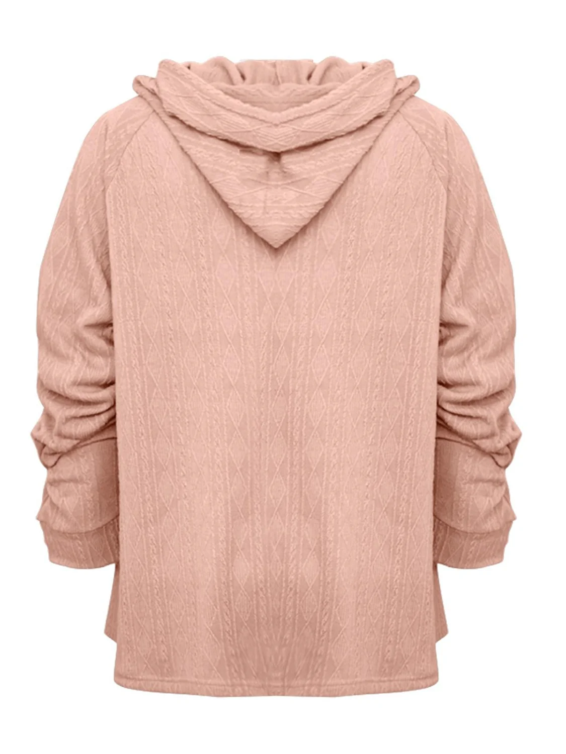Full Size Drawstring Long Sleeve Hoodie - Image 20
