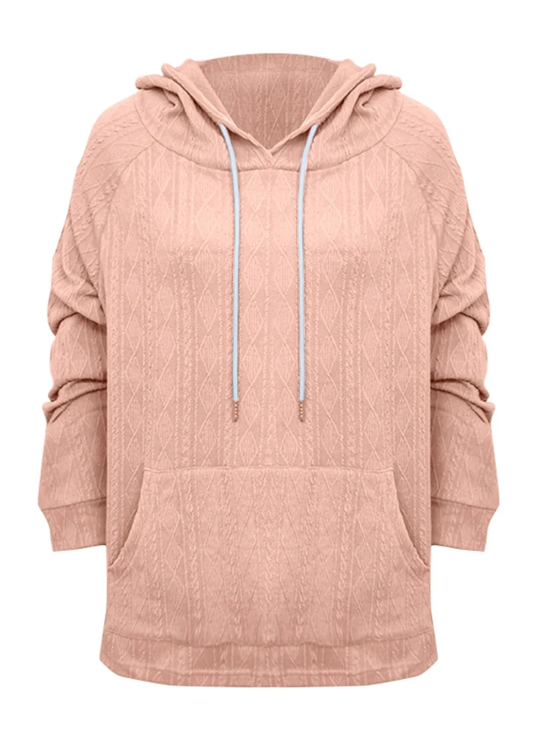 Full Size Drawstring Long Sleeve Hoodie - Image 22