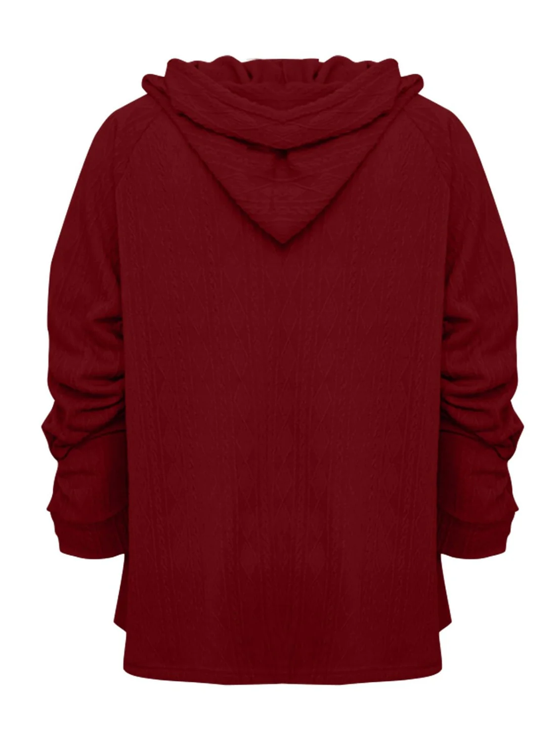 Full Size Drawstring Long Sleeve Hoodie - Image 25