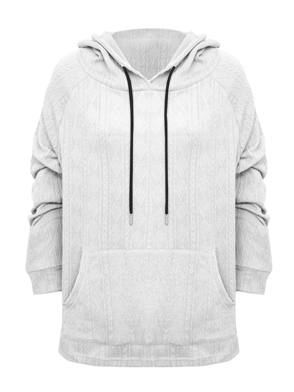 Full Size Drawstring Long Sleeve Hoodie - Image 8