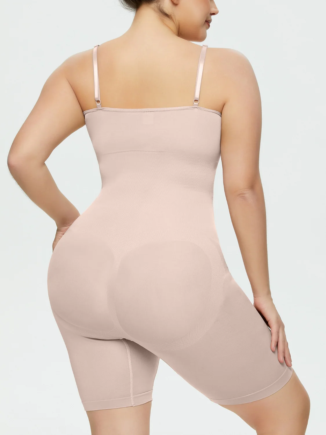 Full Size Spaghetti Strap Shaping Romper - Image 12