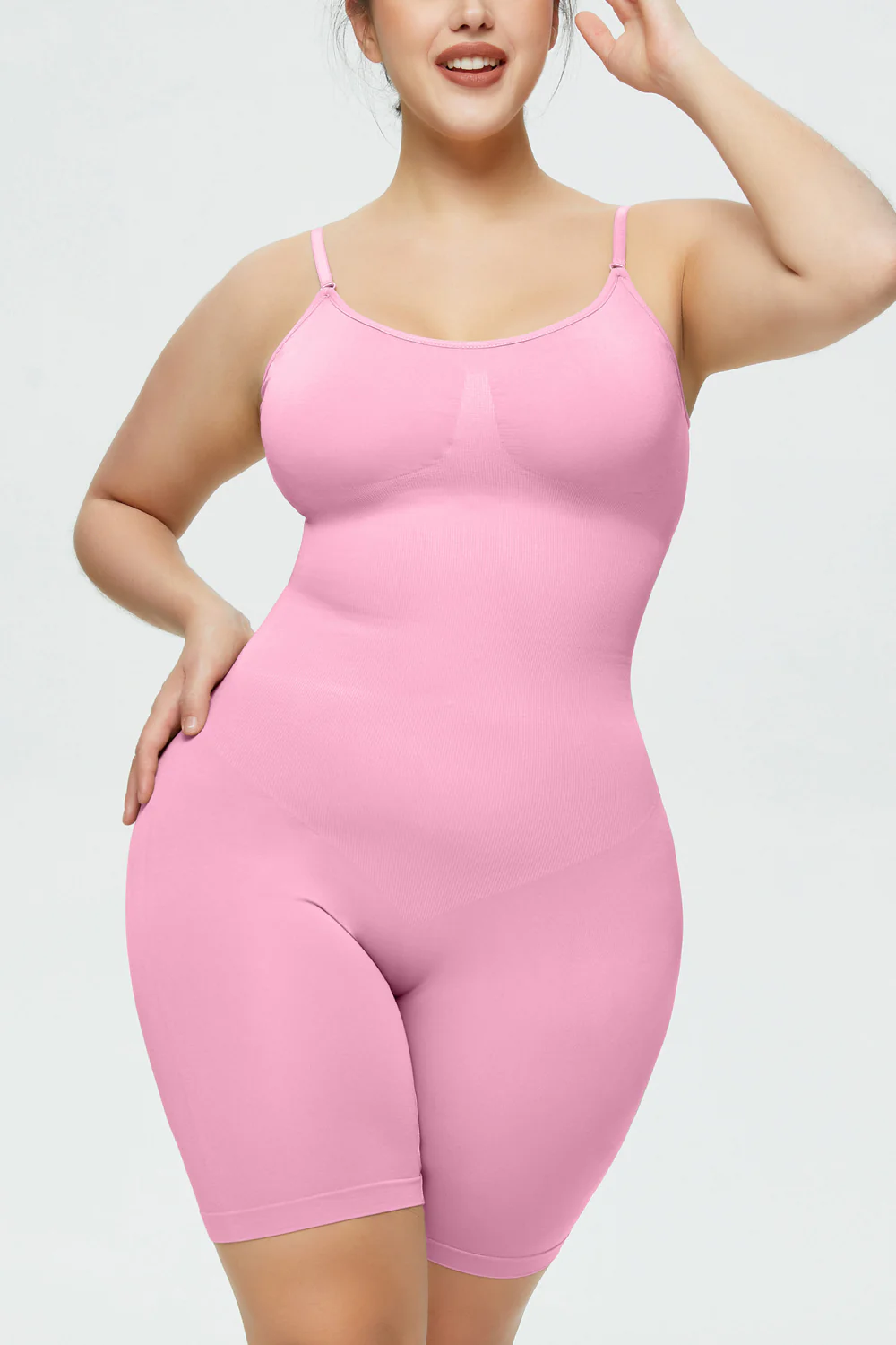 Full Size Spaghetti Strap Shaping Romper - Image 3