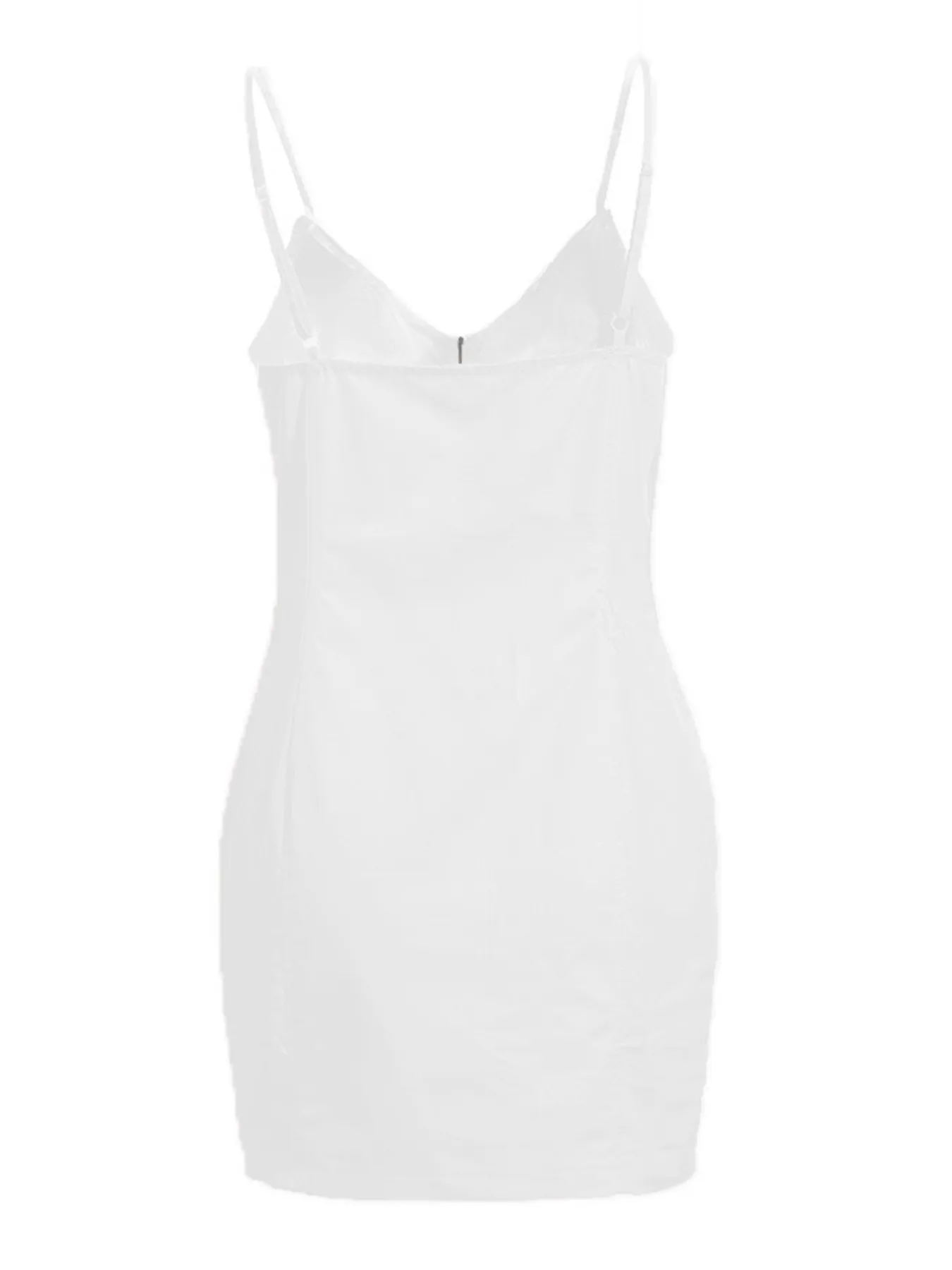 Full Size Zip-Front Bodycon Mini Dress Plus Size - Image 10