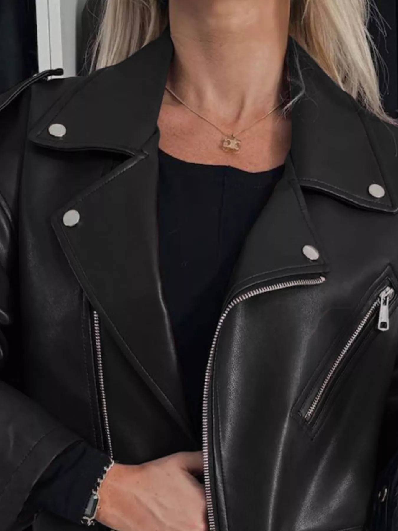 Full Size Zip Up Long Sleeve Jacket Plus Size - Image 5