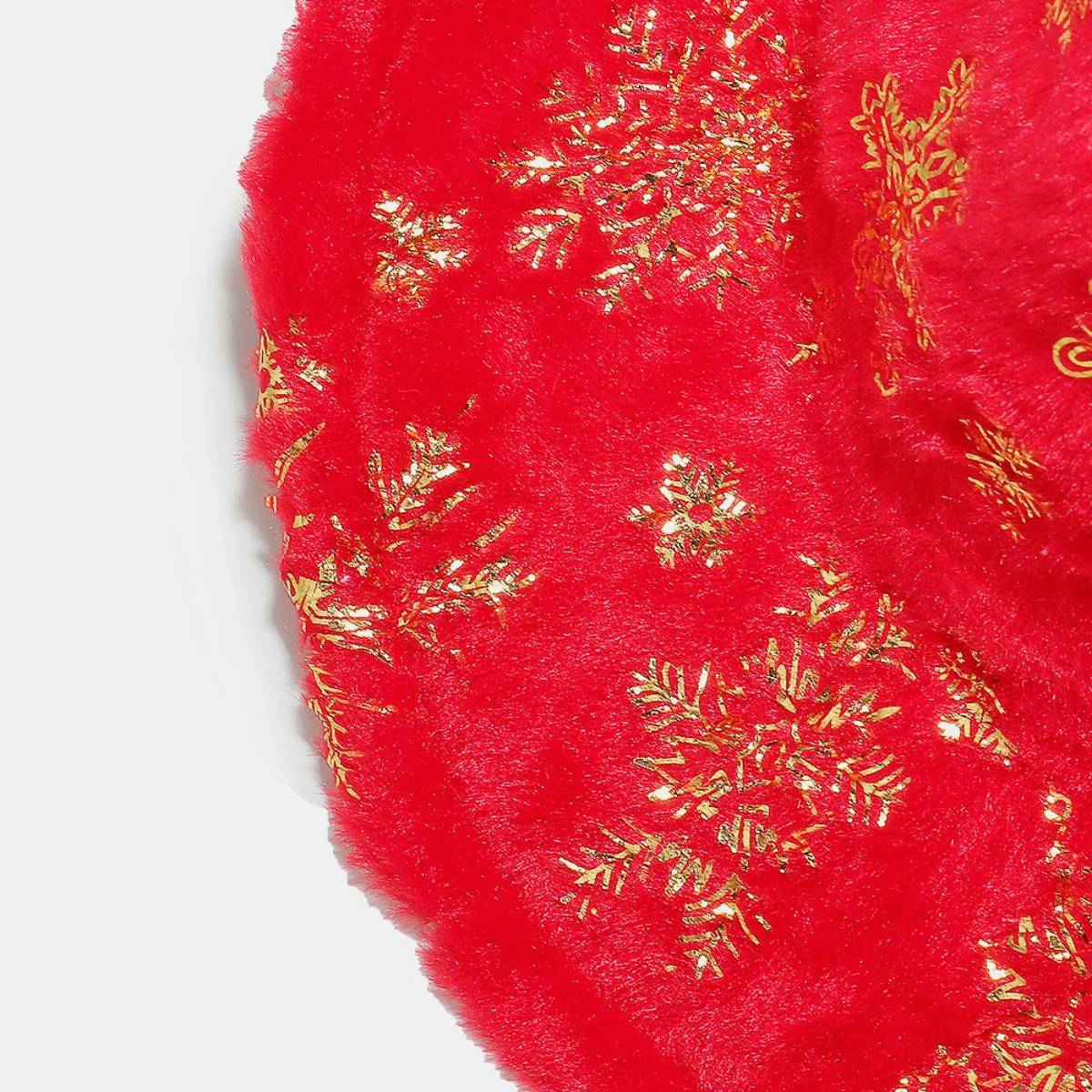 Fuzzy Snowflakes Polyester Hat - Image 3