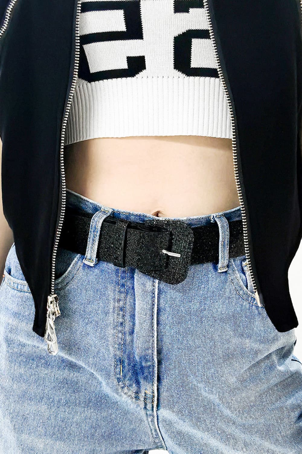 Glitter PU Leather Belt - Image 6