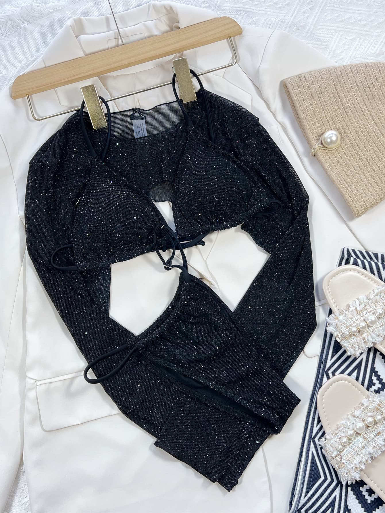 Glitter Three-Piece Swim Set - Image 2