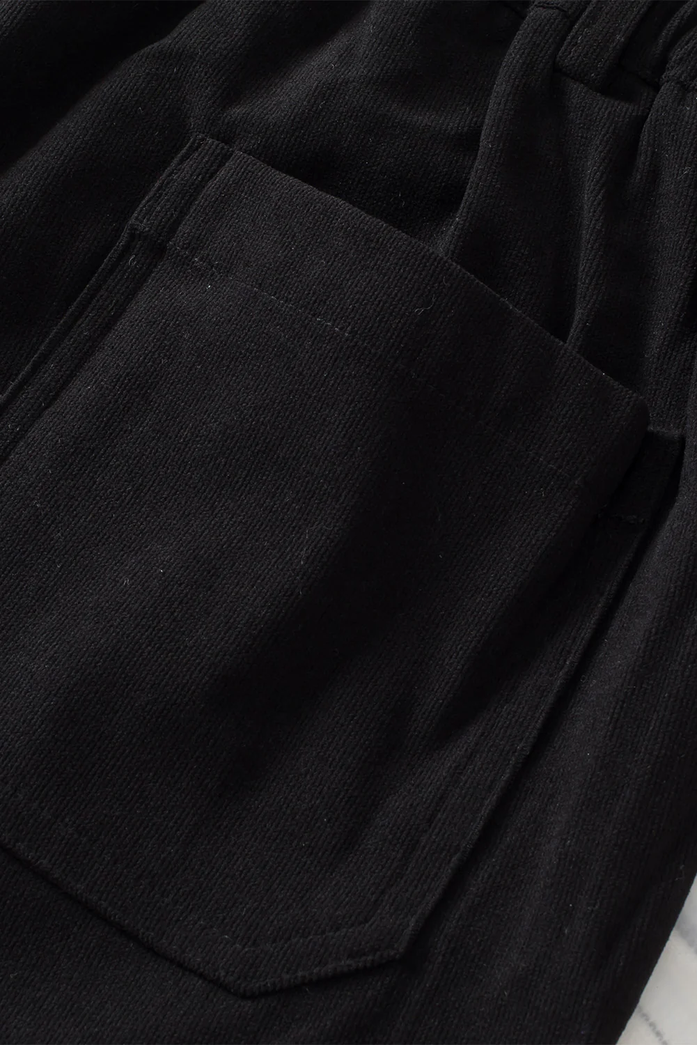 Half Elastic Waist Straight Pants - Image 29