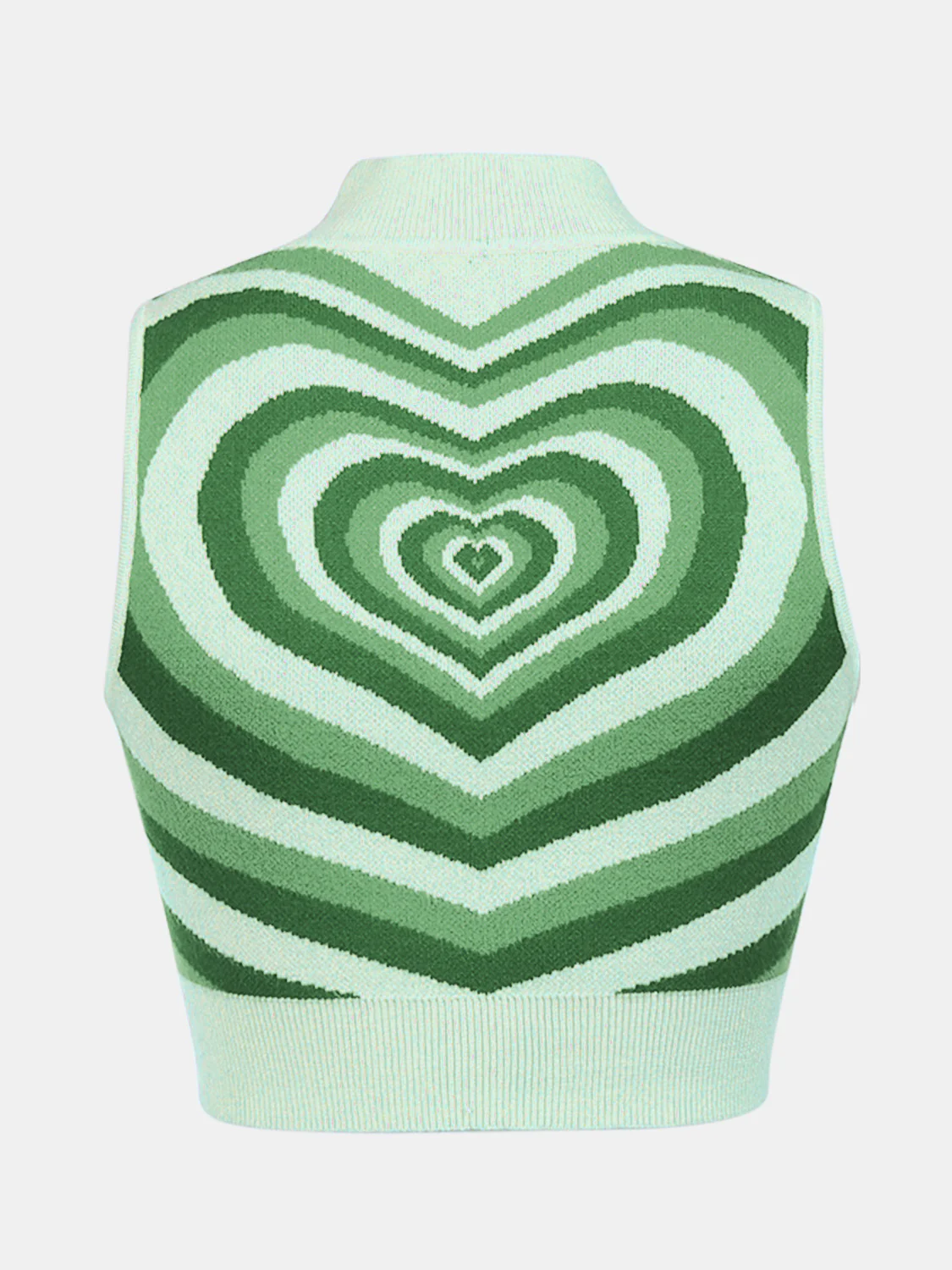 Heart Mock Neck Sweater Vest - Image 12