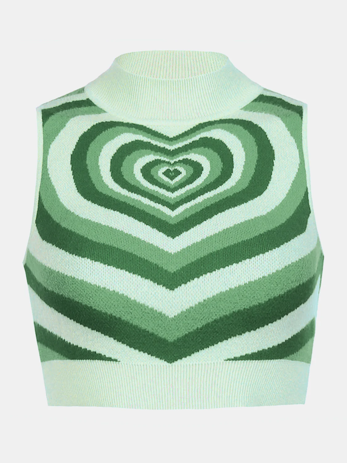 Heart Mock Neck Sweater Vest - Image 13
