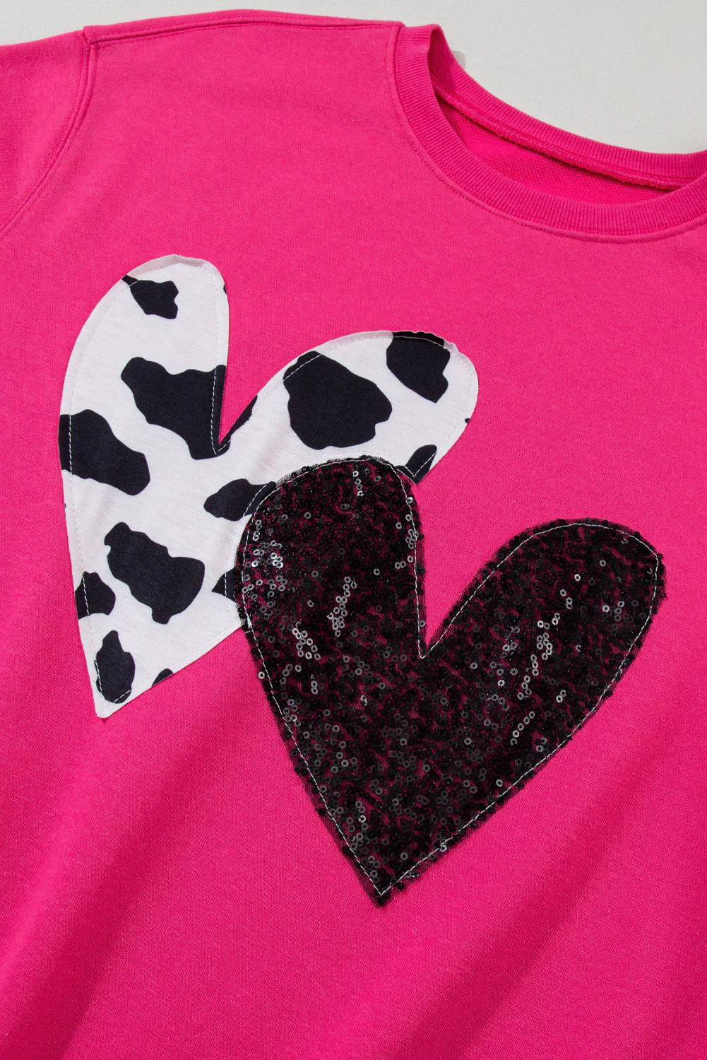 Heart Patch Long Sleeve Sweatshirt - Image 10