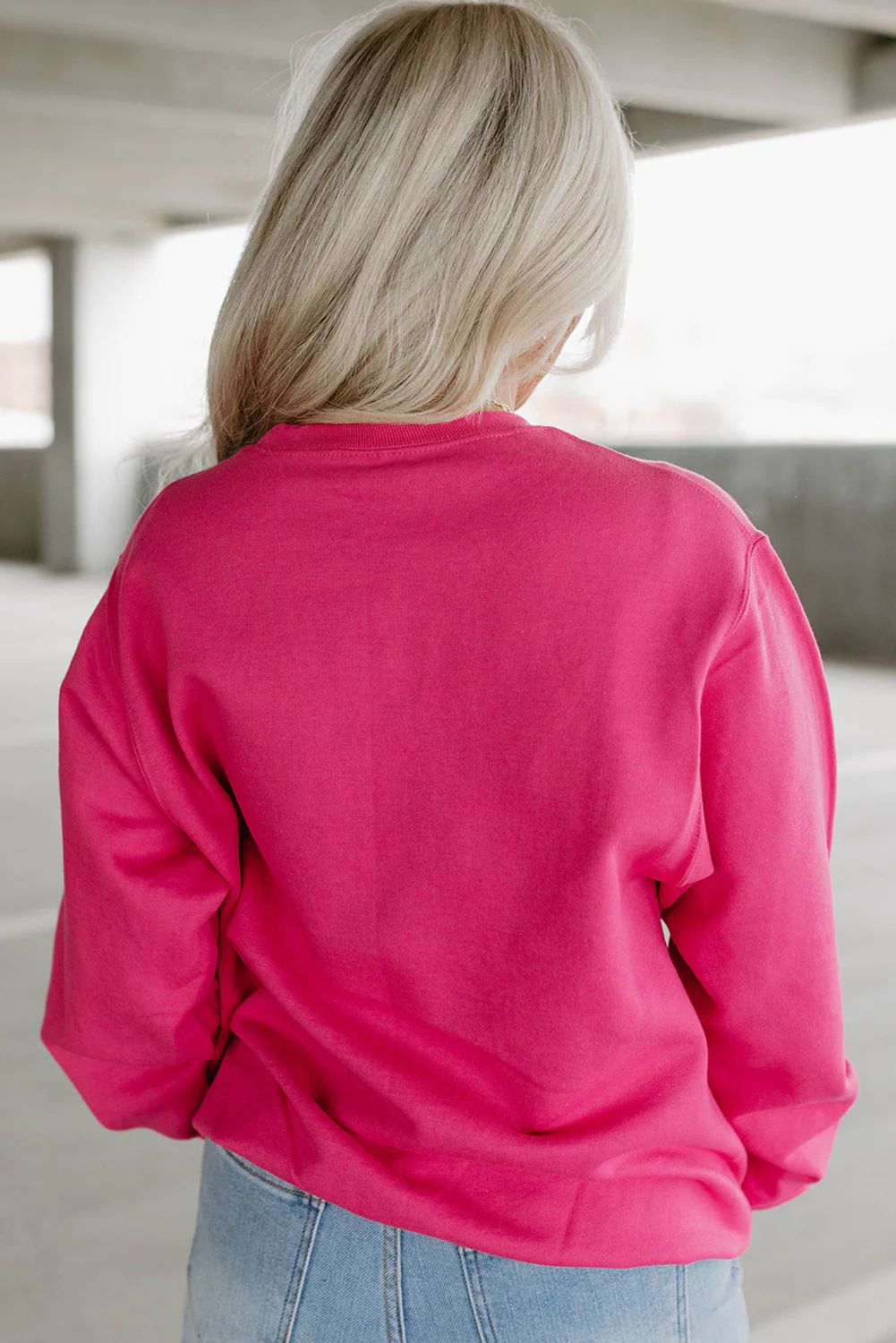 Heart Patch Long Sleeve Sweatshirt - Image 3