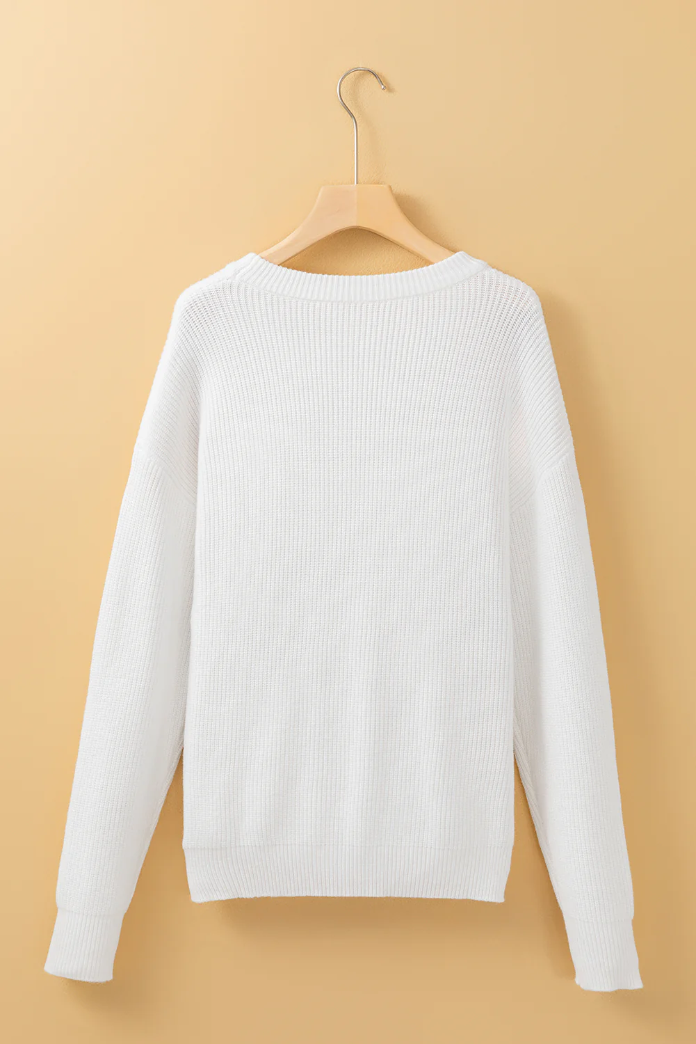 HELLO PUMPKIN Round Neck Long Sleeve Sweater - Image 12