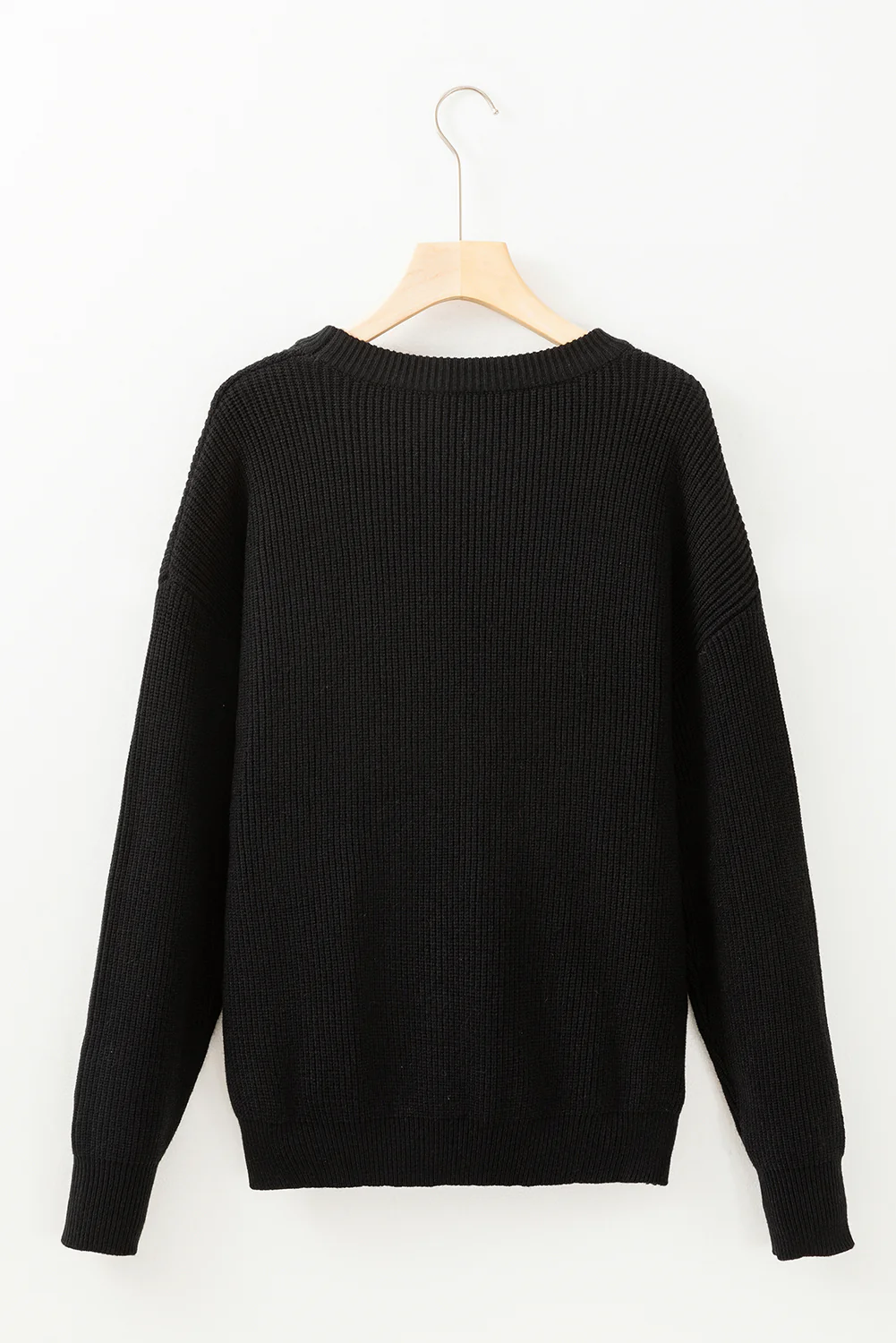 HELLO PUMPKIN Round Neck Long Sleeve Sweater - Image 5