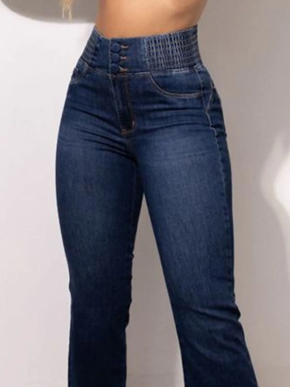 High Rise Bootcut Jeans - Image 3